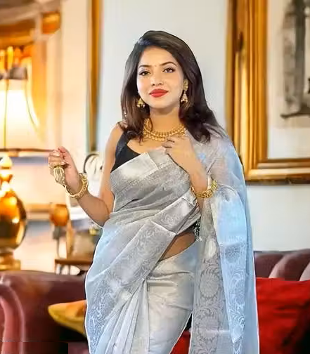 Wedding Anniversary Tissue Saree