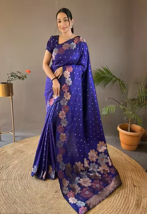 Fancy Exclusive Banarasi Silk Saree