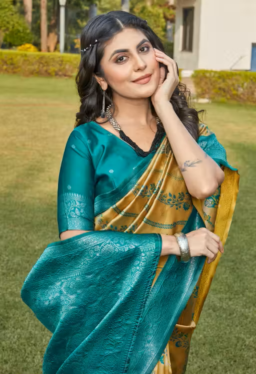 Cotton Silk Jacquard Saree