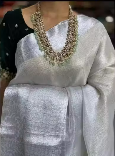 Wedding Anniversary Tissue Saree