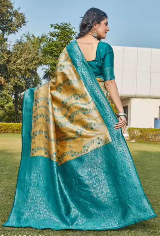 Cotton Silk Jacquard Saree