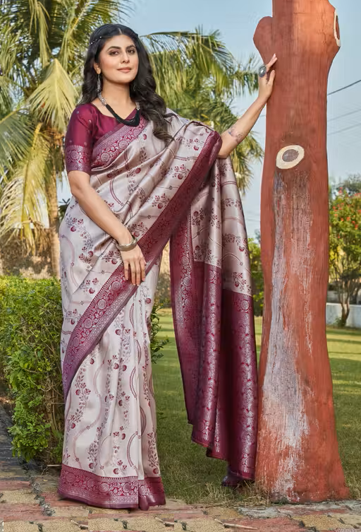 Cotton Silk Jacquard Saree
