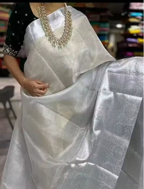 Wedding Anniversary Tissue Saree