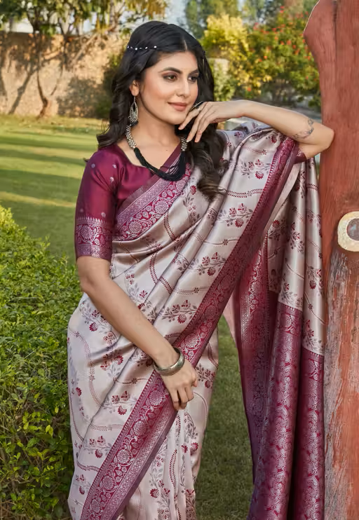 Cotton Silk Jacquard Saree