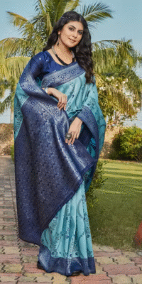 Cotton Silk Jacquard Saree
