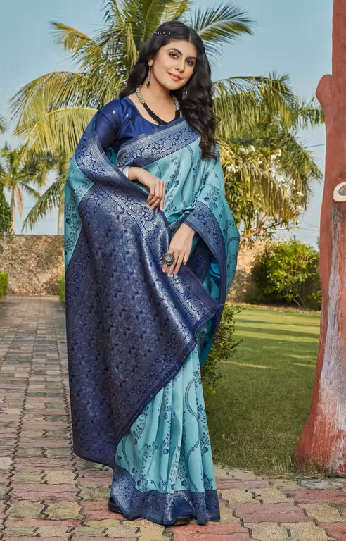Cotton Silk Jacquard Saree