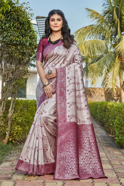 Cotton Silk Jacquard Saree